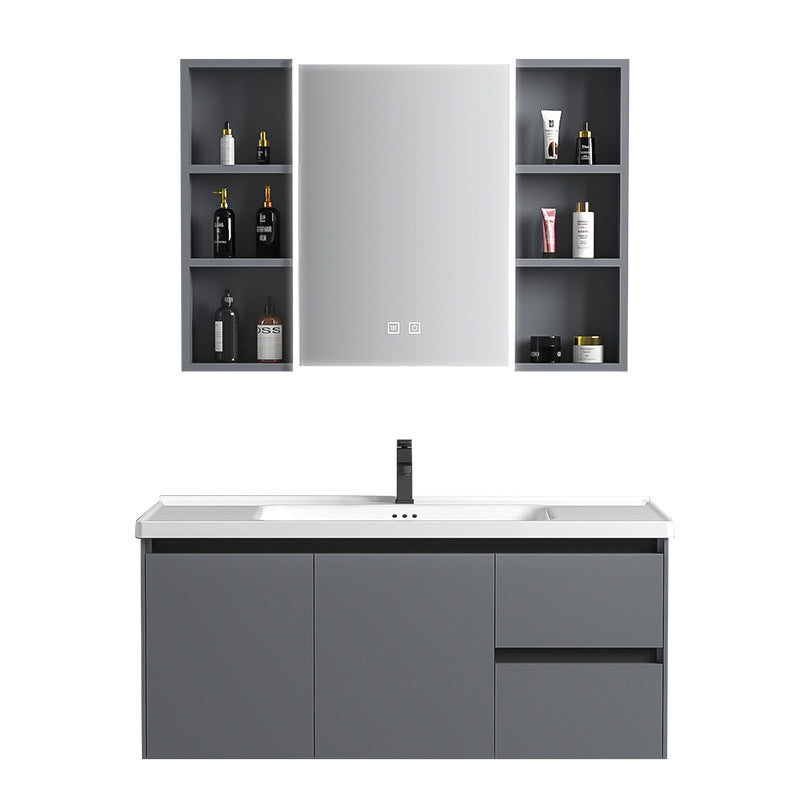 Elegant Drawer Bathroom Cabinet with Ceramic Sink Combo