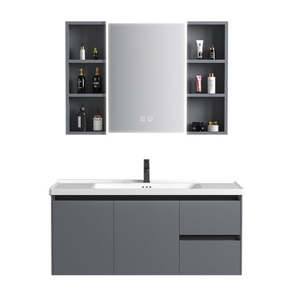Elegant Drawer Bathroom Cabinet with Ceramic Sink Combo