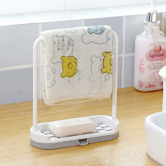 Kitchen Countertop Storage Rack for Dishcloths and Wipes