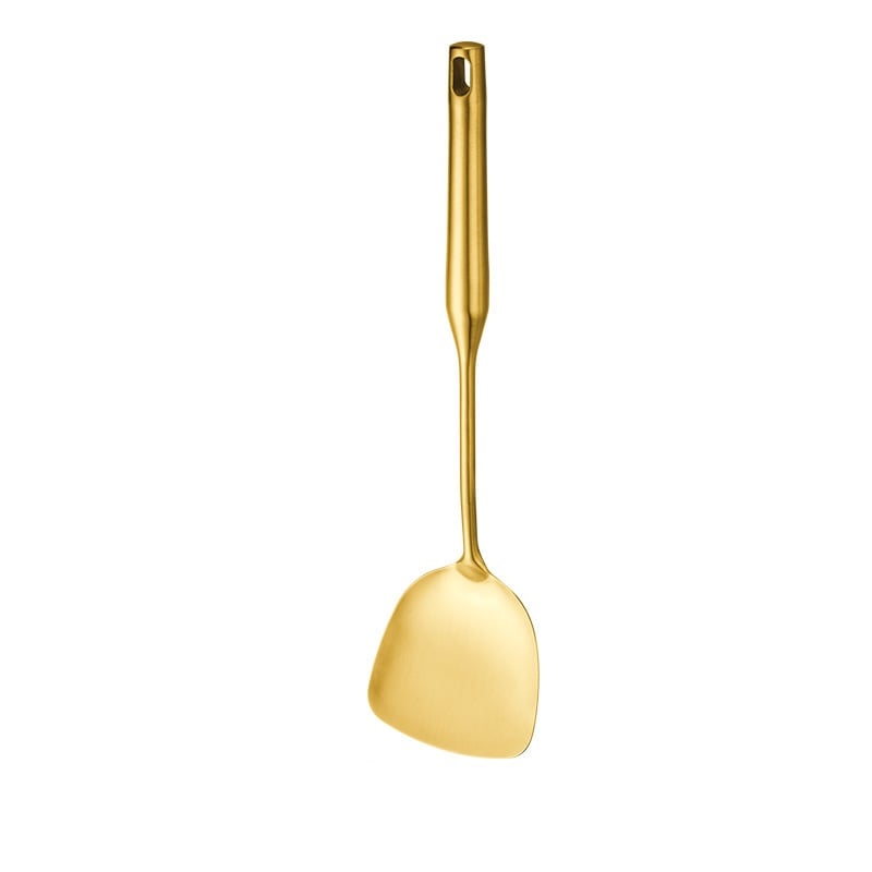 Custom Gilded Stainless Steel Cooking Spoon Set