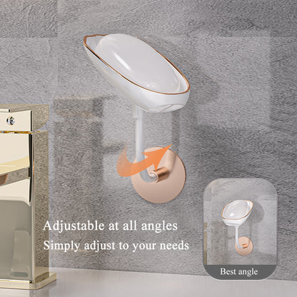 Wall Mounted Luxury Soap Holder Storage Box for Bathroom