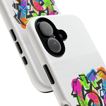 Graffiti '67' Phone Case — Colorful Urban Street Art Protective Cover