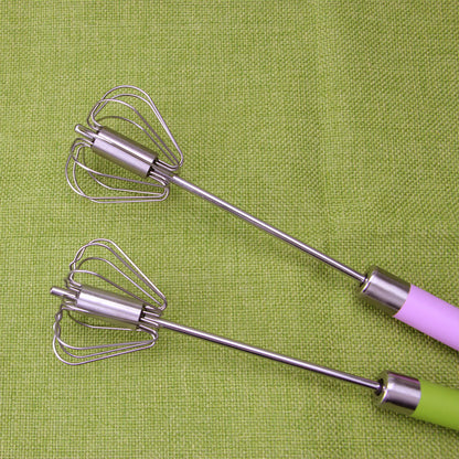 Stainless Steel Creative Semi-Automatic Egg Beater