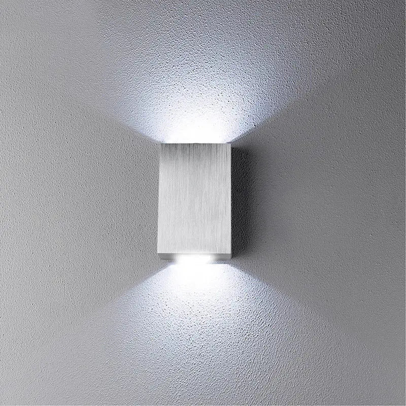 Cube Shape LED Wall Lamp for Indoor and Outdoor Use