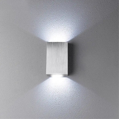 Cube Shape LED Wall Lamp for Indoor and Outdoor Use