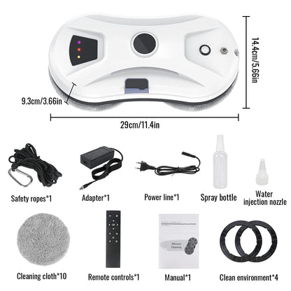 5600Pa Intelligent Window Cleaning Robot Automatic Water Spray Cleaning Windows Machine Remote-Controlled Window Cleaning Robot