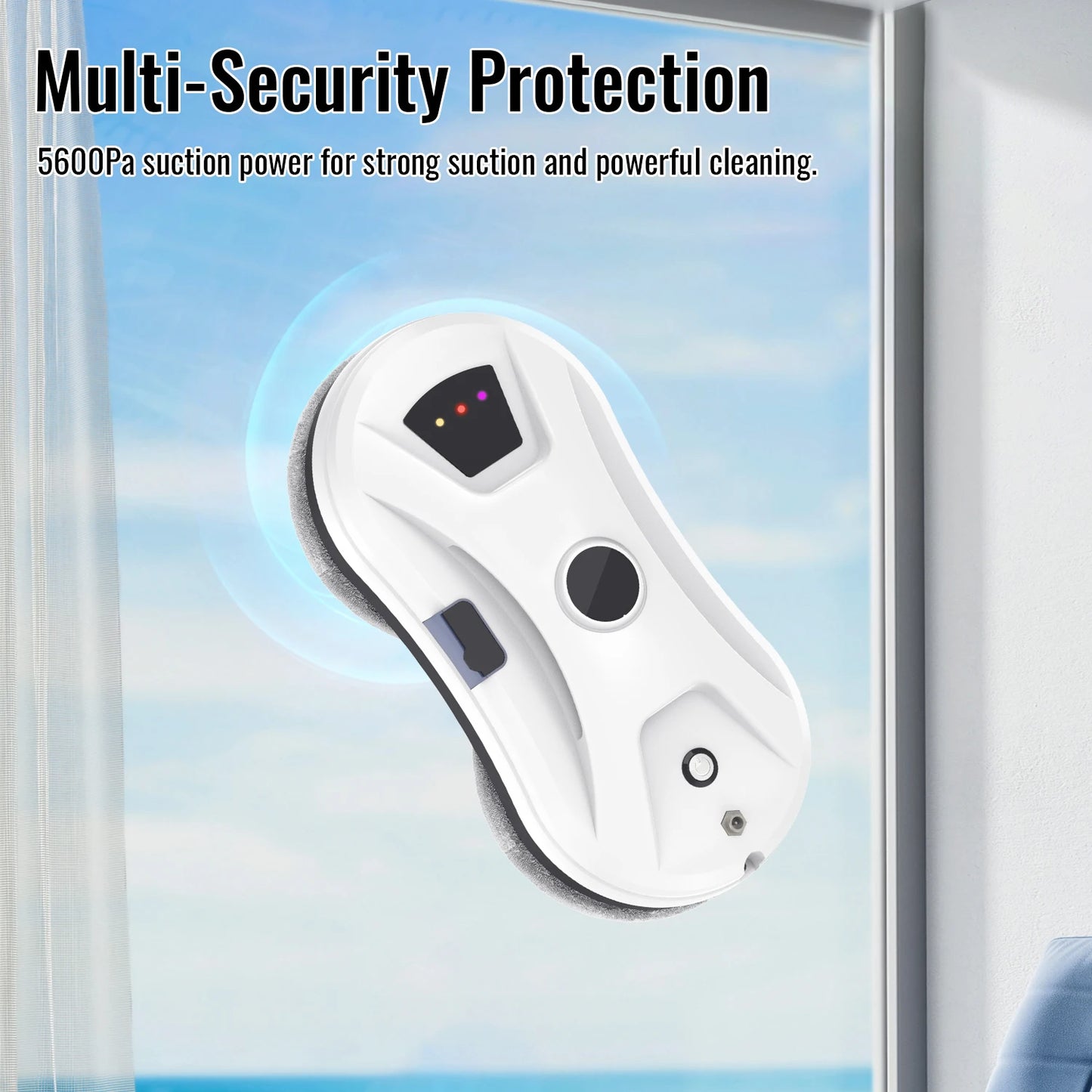 5600Pa Intelligent Window Cleaning Robot Automatic Water Spray Cleaning Windows Machine Remote-Controlled Window Cleaning Robot