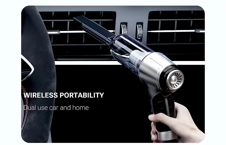 SZUK Mini Car Vacuum Cleaner 638000Pa Wireless Handheld Cleaner Cleaning Machine Strong Powerful Portable Vacuum Cleaner Car