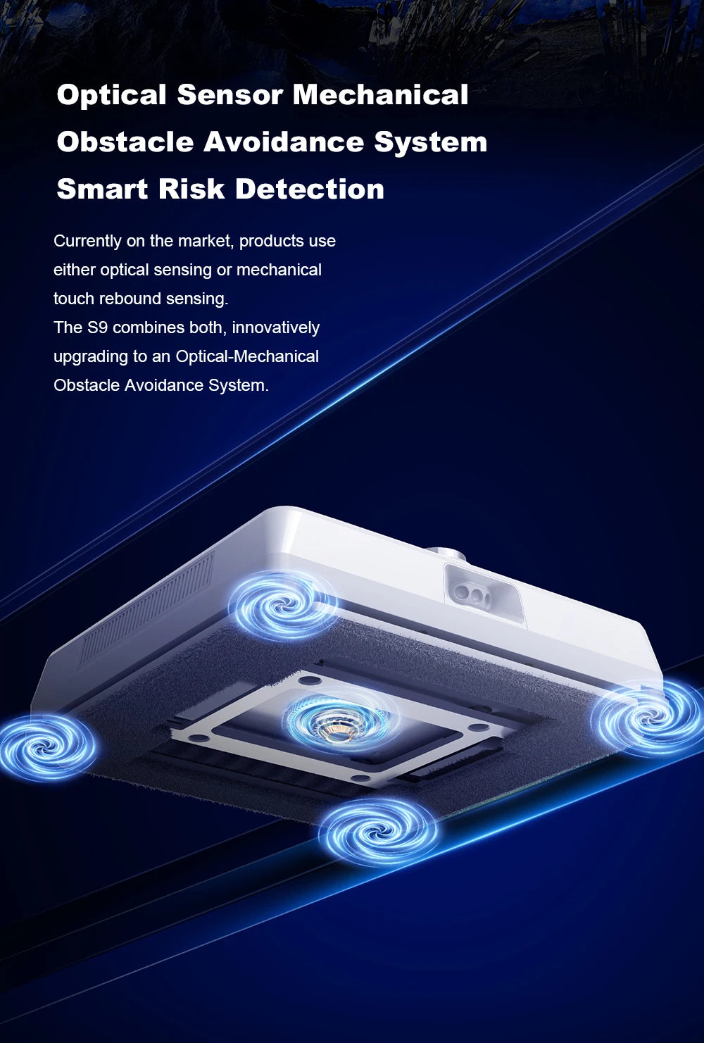 2026 Robot Window Vacuum Cleaner Liectroux S9, 10000Pa,2 Roller Brush,6-Way Water Spray,APP Control,Smart Glass Wall Cleaning