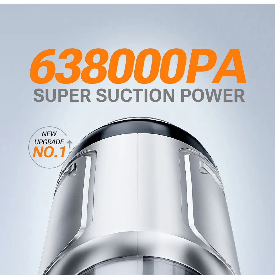 SZUK Mini Car Vacuum Cleaner 638000Pa Wireless Handheld Cleaner Cleaning Machine Strong Powerful Portable Vacuum Cleaner Car