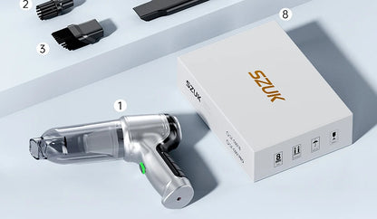 SZUK Mini Car Vacuum Cleaner 638000Pa Wireless Handheld Cleaner Cleaning Machine Strong Powerful Portable Vacuum Cleaner Car