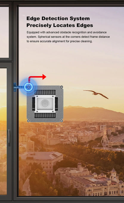 2026 Robot Window Vacuum Cleaner Liectroux S9, 10000Pa,2 Roller Brush,6-Way Water Spray,APP Control,Smart Glass Wall Cleaning