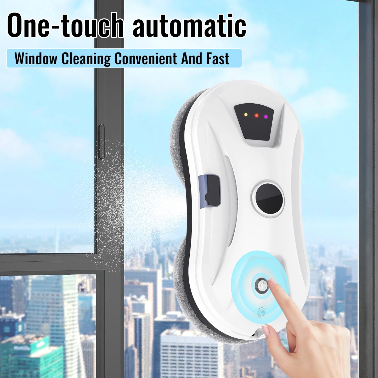 5600Pa Intelligent Window Cleaning Robot Automatic Water Spray Cleaning Windows Machine Remote-Controlled Window Cleaning Robot