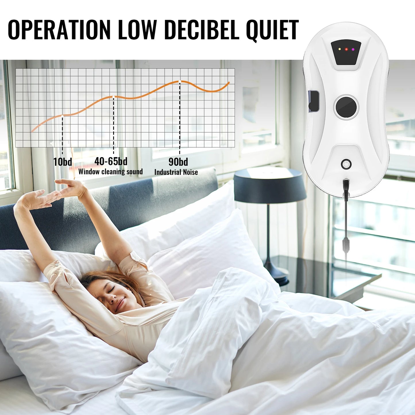 5600Pa Intelligent Window Cleaning Robot Automatic Water Spray Cleaning Windows Machine Remote-Controlled Window Cleaning Robot