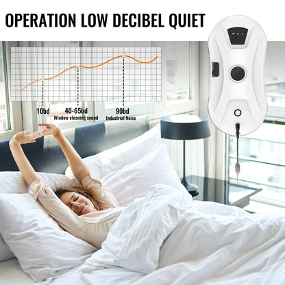 5600Pa Intelligent Window Cleaning Robot Automatic Water Spray Cleaning Windows Machine Remote-Controlled Window Cleaning Robot