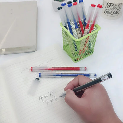 Gel Pens 0.35mm Red/Black/Blue Ink Set Refills Rod Gel Pen For Handle Marker School Office Stationery Student Writing Supplies