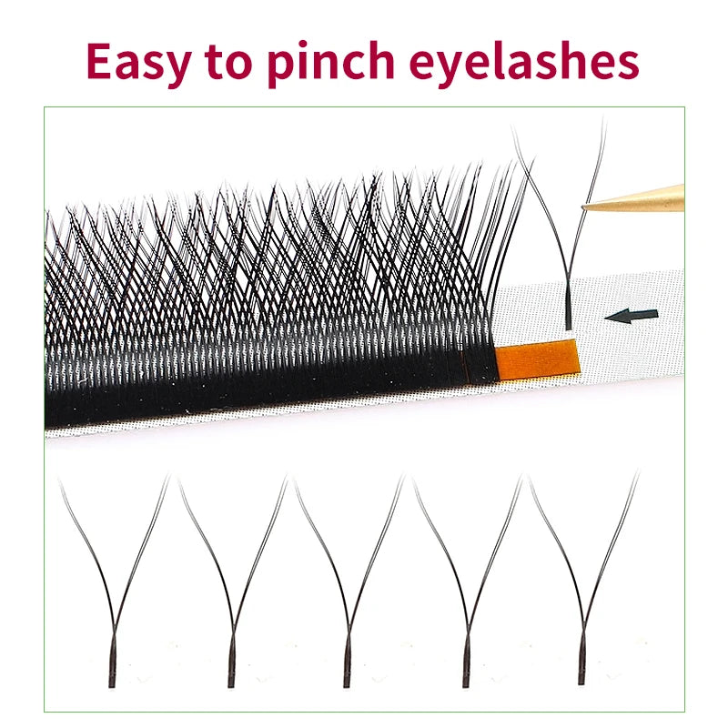 Maria 10 Cases YY Shape Eyelashes Beauty 0.05/0.07 YY Type V Lashes Extension Makeup Naturally Soft Mix Mink Cilios Volume Fans