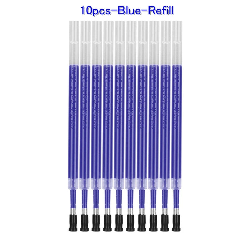 Gel Pens 0.35mm Red/Black/Blue Ink Set Refills Rod Gel Pen For Handle Marker School Office Stationery Student Writing Supplies