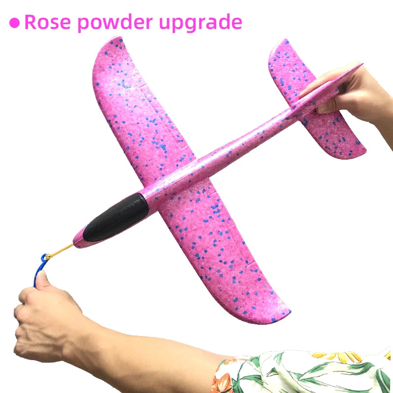 50/33CM Big Flash Foam Plane Glider Hand Throw Light Inertial AirPlane EPP Outdoor Launch Fun of Kids Toys for Children Boy Gift