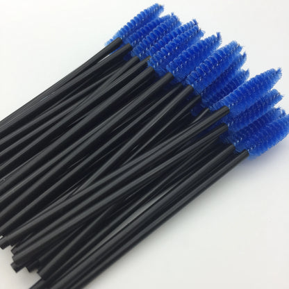HOT 5/25/50pcs Mascara Wands Applicator Cosmetics Eyelash Brush Comb Crystal Eyelash Brushes Makeup Beauty Wholesale Eye Brush