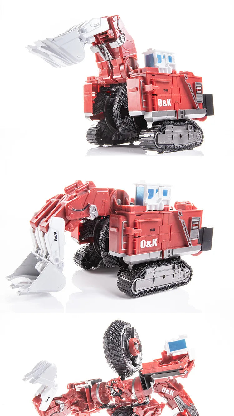 AOYI Cool 8 IN 1 Oversize Devastator Toys Boy Anime Hook Action Figures Robot Car Engineering  Vehicle Model Kids