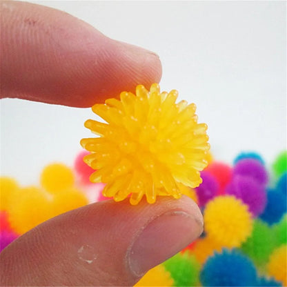 5/10pcs Funny Hedgehog Ball Cat Toys Creative Colorful Stretch Plastic Ball Interactive Cat Soft Spiky Cat Toy Pet Supplies