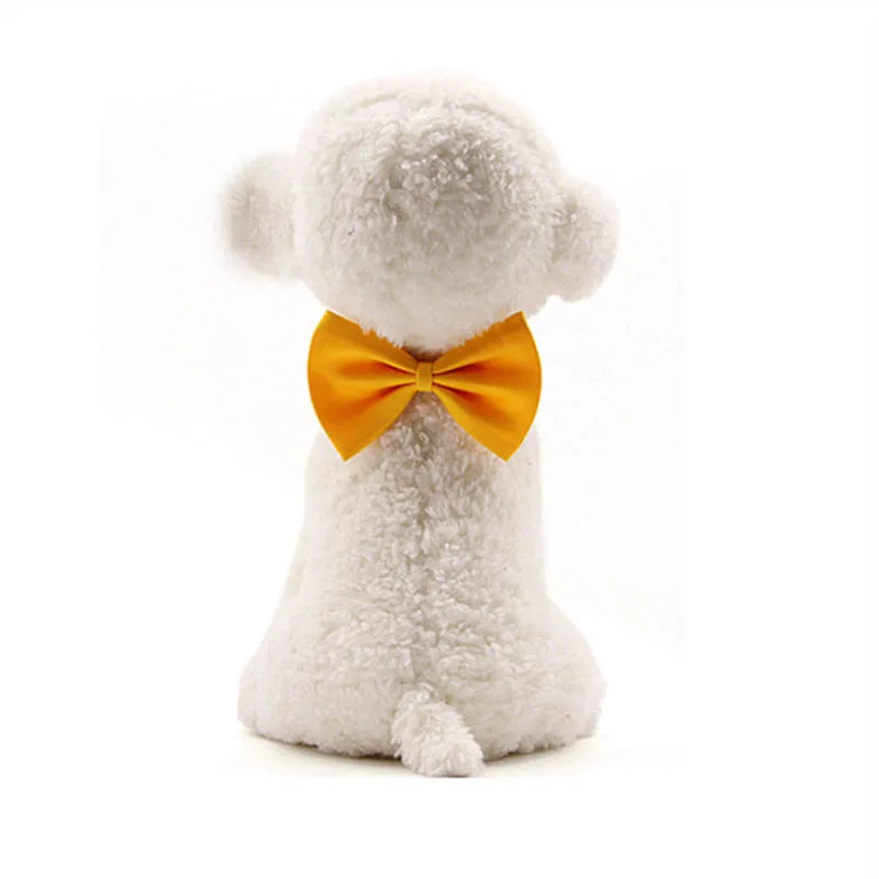 Dog Bow Tie Adjustable Dog Cat Necklace Neck Tie Cute Convenient Pet Accessories Bow Tie Formal Puppy Bowtie Collar Pet Supplies