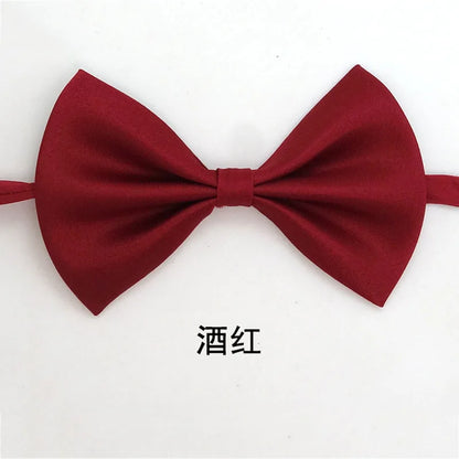 Dog Bow Tie Adjustable Dog Cat Necklace Neck Tie Cute Convenient Pet Accessories Bow Tie Formal Puppy Bowtie Collar Pet Supplies