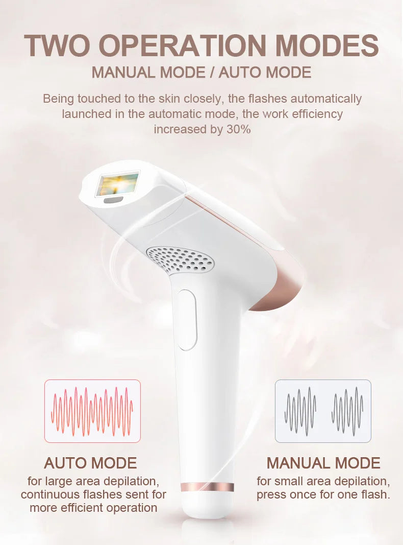 Lescolton Laser Epilator 2in1 Hair Removal Rejuvenation Replaceable Lamp for Women Men T009i Painless Bikini Trimmer Skin Care
