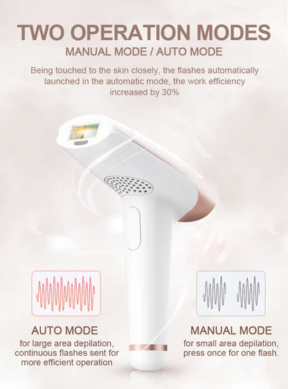 Lescolton Laser Epilator 2in1 Hair Removal Rejuvenation Replaceable Lamp for Women Men T009i Painless Bikini Trimmer Skin Care