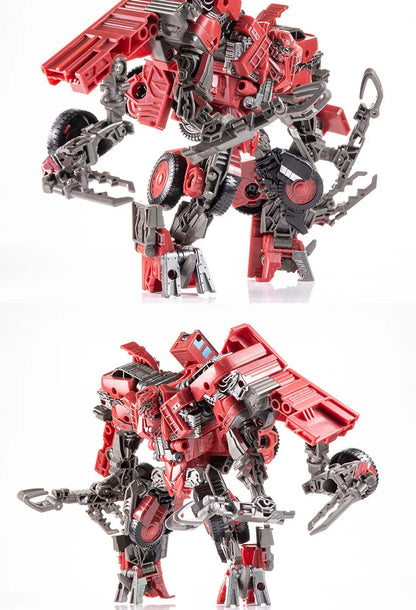 AOYI Cool 8 IN 1 Oversize Devastator Toys Boy Anime Hook Action Figures Robot Car Engineering  Vehicle Model Kids