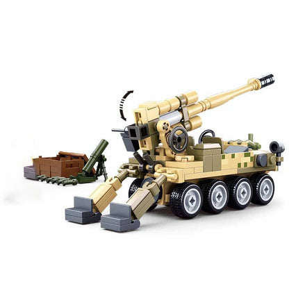 Military Vehicles Tank Sets SWAT Army City Police T34 Model Building Blocks DIY Brick Kids Toys Classic World War II WW2