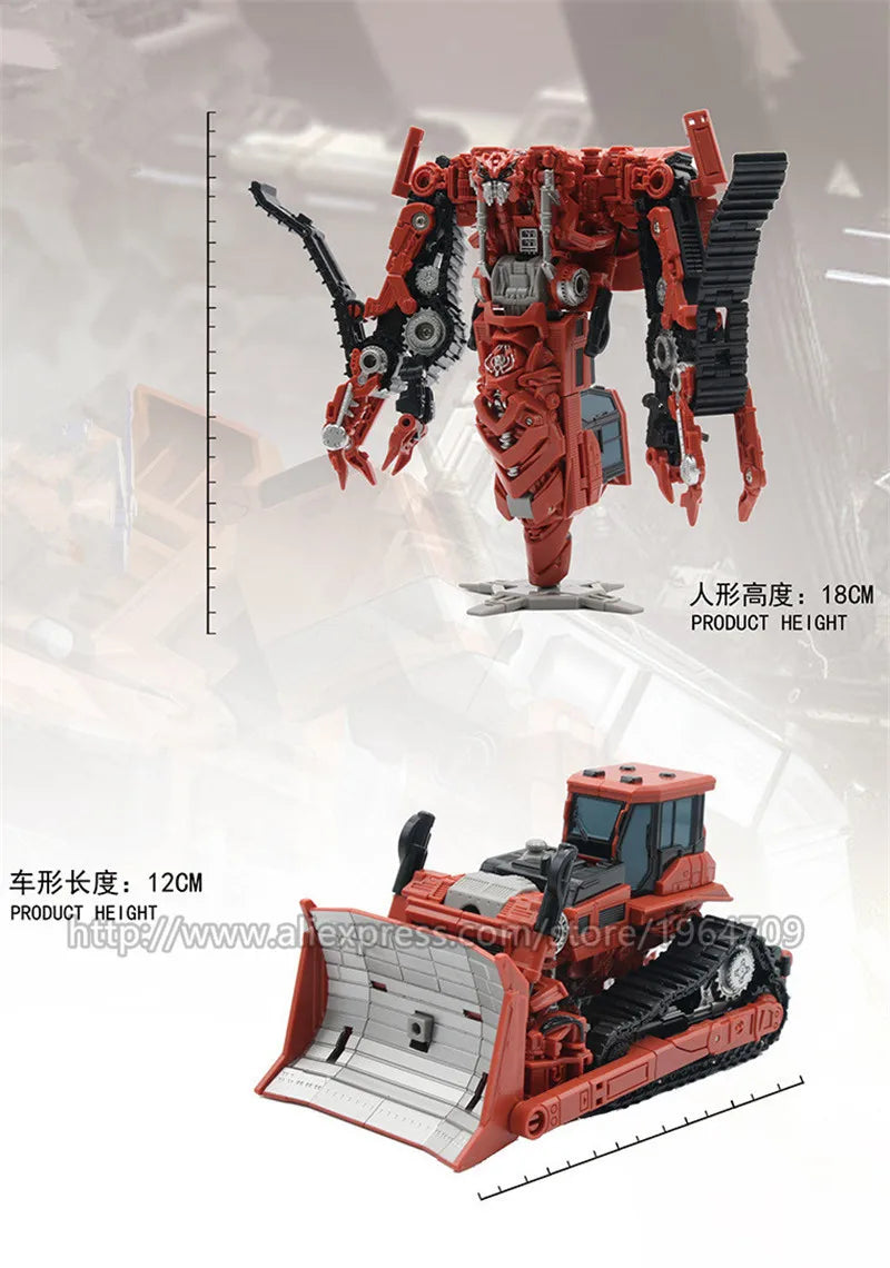 AOYI Cool 8 IN 1 Oversize Devastator Toys Boy Anime Hook Action Figures Robot Car Engineering  Vehicle Model Kids