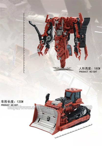 AOYI Cool 8 IN 1 Oversize Devastator Toys Boy Anime Hook Action Figures Robot Car Engineering  Vehicle Model Kids