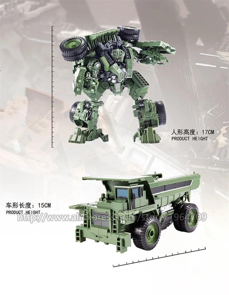AOYI Cool 8 IN 1 Oversize Devastator Toys Boy Anime Hook Action Figures Robot Car Engineering  Vehicle Model Kids
