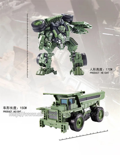 AOYI Cool 8 IN 1 Oversize Devastator Toys Boy Anime Hook Action Figures Robot Car Engineering  Vehicle Model Kids