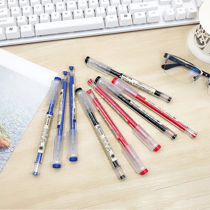 Gel Pens 0.35mm Red/Black/Blue Ink Set Refills Rod Gel Pen For Handle Marker School Office Stationery Student Writing Supplies