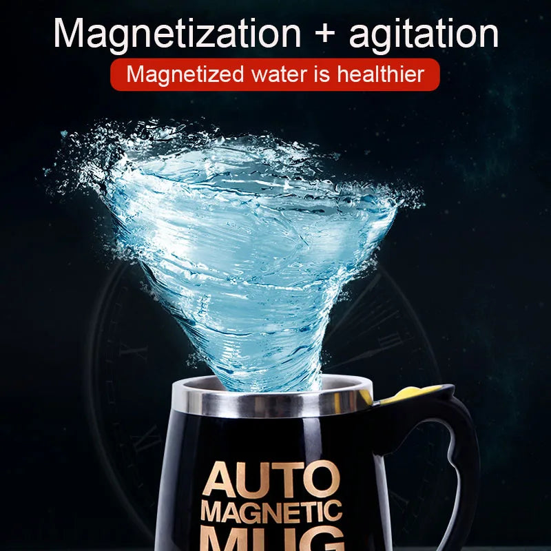 New Self Stirring Coffee Mug USB Rechargeable Stainless Steel Auto Mixing Blender Cup for Home Office Christmas Birthday Gift