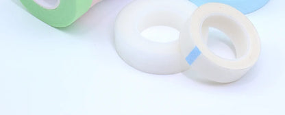 Kekelala 4 Rolls Colorful Eyelash Extension Tapes Soft Medical Breathable Adhesive Tape Cutter for False Lashes Makeup Tools