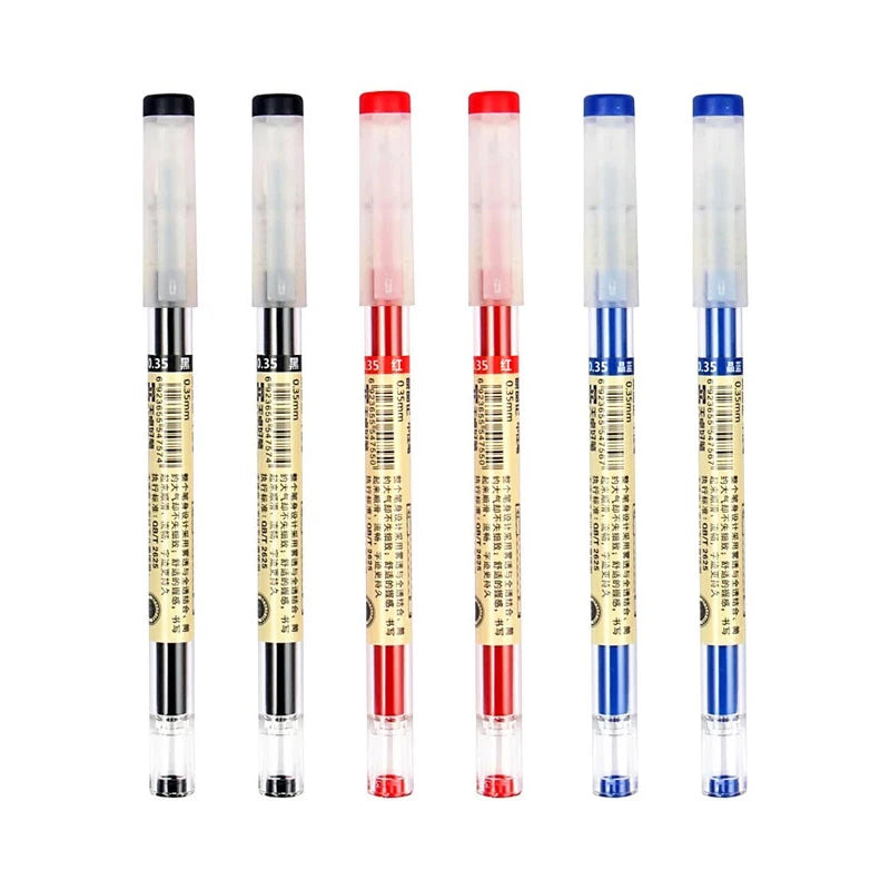 Gel Pens 0.35mm Red/Black/Blue Ink Set Refills Rod Gel Pen For Handle Marker School Office Stationery Student Writing Supplies