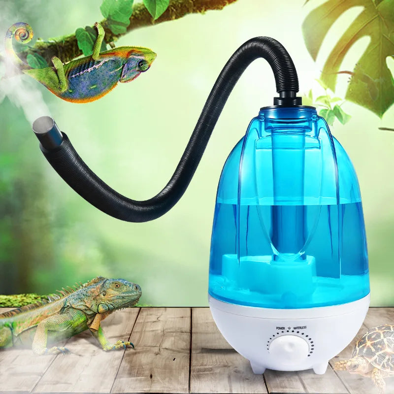 4L Moisturizing Large Capacity Pet Supplies Super Fogger Amphibians For Reptile Terrarium Landscaping Humidifier Tortoise