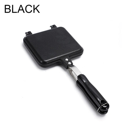 Gas Mini Sandwich Maker Iron - Bread Toast Breakfast Machine Waffle Pancake Baking Barbecue Toaster Oven Mold Grill Frying Pan f