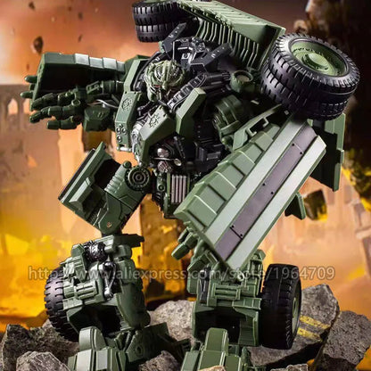 AOYI Cool 8 IN 1 Oversize Devastator Toys Boy Anime Hook Action Figures Robot Car Engineering  Vehicle Model Kids