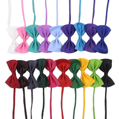 Dog Bow Tie Adjustable Dog Cat Necklace Neck Tie Cute Convenient Pet Accessories Bow Tie Formal Puppy Bowtie Collar Pet Supplies