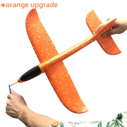 50/33CM Big Flash Foam Plane Glider Hand Throw Light Inertial AirPlane EPP Outdoor Launch Fun of Kids Toys for Children Boy Gift
