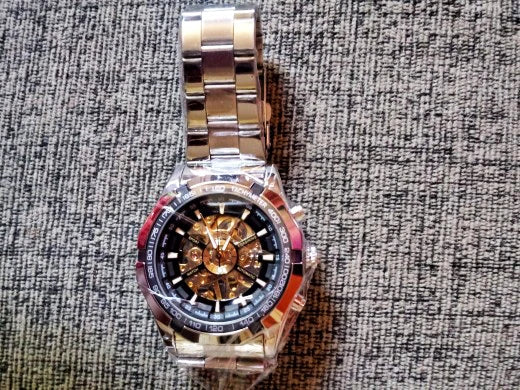 Forsining 2025 Stainless Steel Waterproof Mens Skeleton Watches Top Brand Luxury Transparent Mechanical Sport Male Wrist Watches