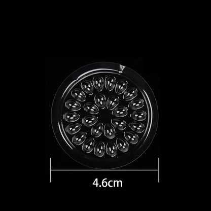 HOT 100 pcs Disposable Holder Sticker Glue Adhesive Pallet For Eyelash Extension  Eyelash Makeup Tools Plastic Flower Eyelash