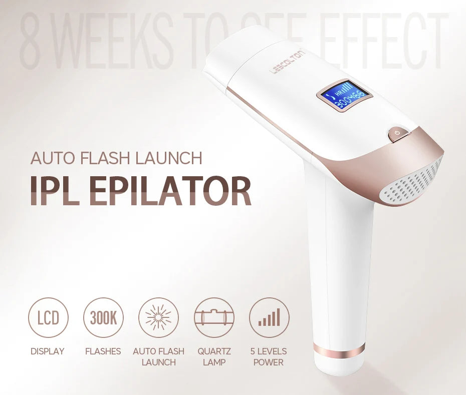 Lescolton Laser Epilator 2in1 Hair Removal Rejuvenation Replaceable Lamp for Women Men T009i Painless Bikini Trimmer Skin Care