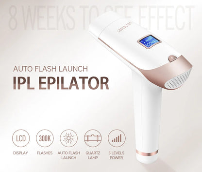 Lescolton Laser Epilator 2in1 Hair Removal Rejuvenation Replaceable Lamp for Women Men T009i Painless Bikini Trimmer Skin Care