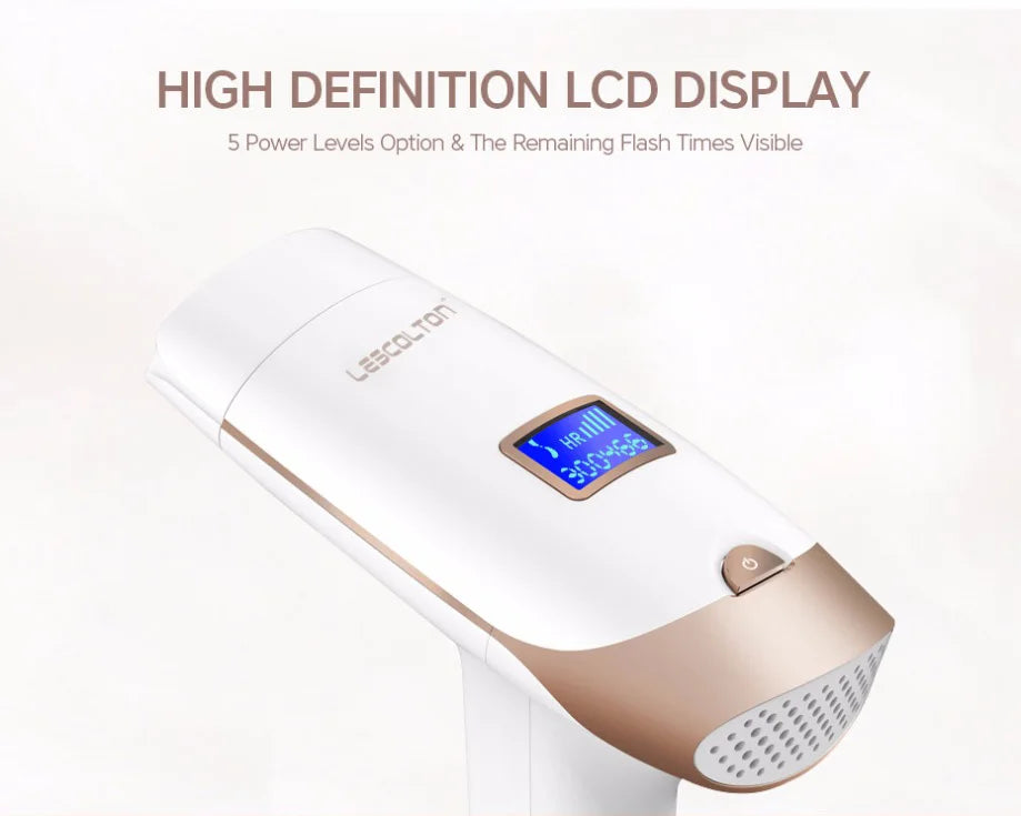 Lescolton Laser Epilator 2in1 Hair Removal Rejuvenation Replaceable Lamp for Women Men T009i Painless Bikini Trimmer Skin Care